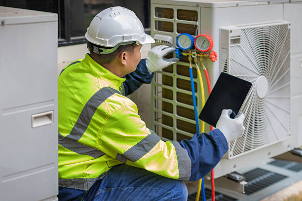 Professional Ductwork Repair technician working in Nassau, NY